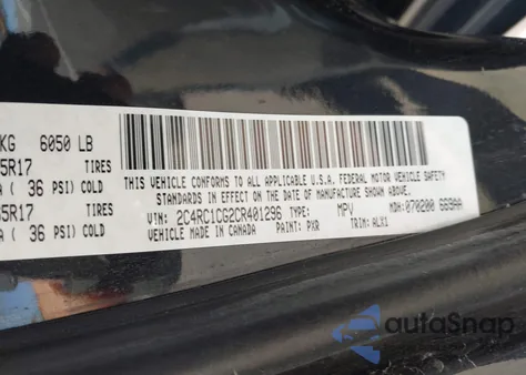 2012 Chrysler Town & Country Touring-L from USA, damaged, VIN 2C4RC1CG2CR401296